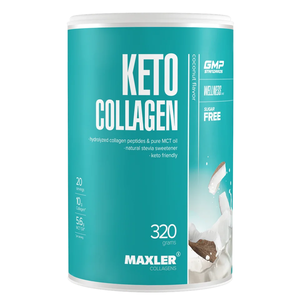 Гидролизованный кето коллаген Maxler вкус кокос 320 гр