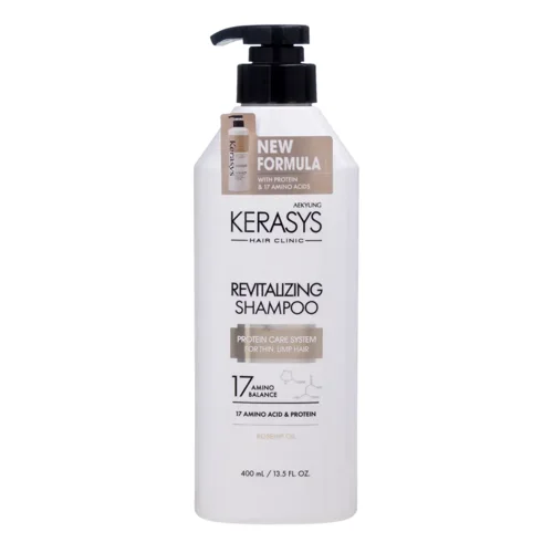 Шампунь Kerasys Enhanced-Elasticity Revitalizing Shampoo для тонких волос оздорав 400 мл