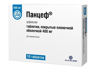 Панцеф 400 мг 10 шт таблетки покрытые пленочной оболочкой