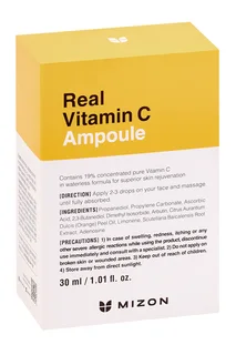 Сыворотка Mizon Real Vitamin C Ampoule для лица, 30 мл