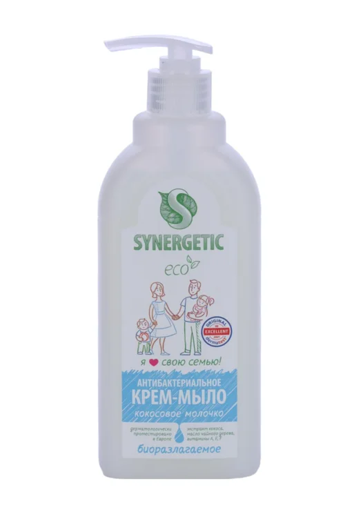 Крем-мыло Synergetic Кокосовое молочко 500 мл