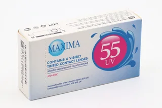Линзы Maxima 55 UV контактные R 8,6 DIA 14,2 (диоптрия -4,0) 6 шт