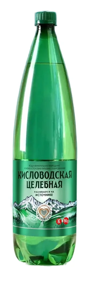 Вода мин Кисловодская Целебная питьевая лечебно-столовая газ 1,5 л пластик