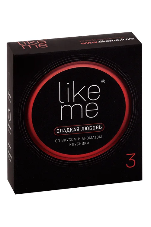 Презервативы Like ME сладкая любовь 3 шт