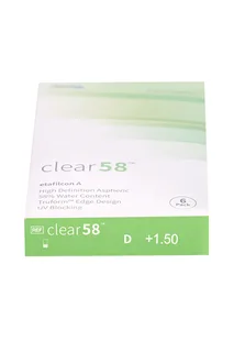 Линзы Clearlab Clear58 контактные R 8,7 (диоптрия -1,50) 6 шт
