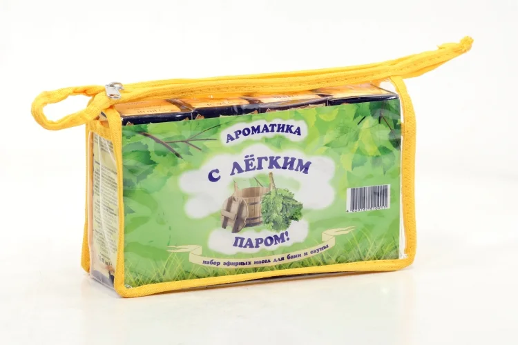 Набор масел Ароматика С легким паром эфирных лимон / мята / пихта / эвкалипт