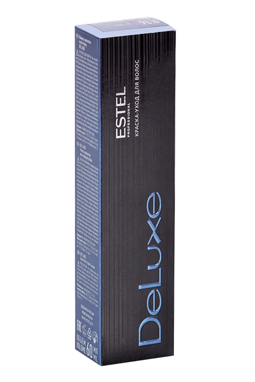 Краска-уход Estel DE Luxe для волос 9/16 блондин пепельно-фиолетовый 60 мл