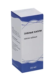 Зубные капли 25 мл Тульская ФФ
