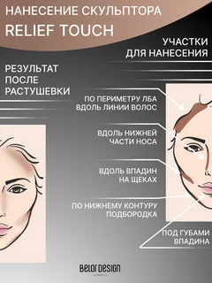 Скульптор Relief touch тон 1 Latte 3,6 гр