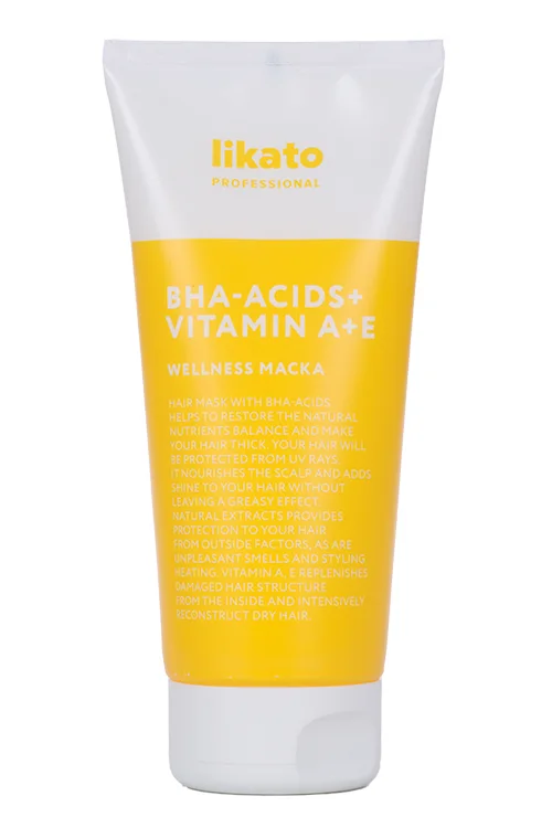 Маска Likato Professional Wellness для предотвращения ломкости BHA Acids+Vitamin A+E 200 мл