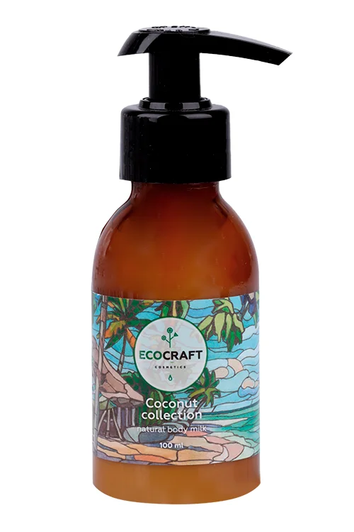 Молочко Ecocraft Натуральное Кокосовая коллекция для тела 100 мл