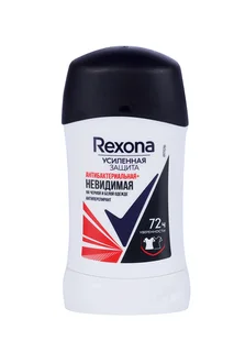 Антиперспирант-карандаш Rexona антибакт / невидим черн / бел одежда72 ч 40 мл