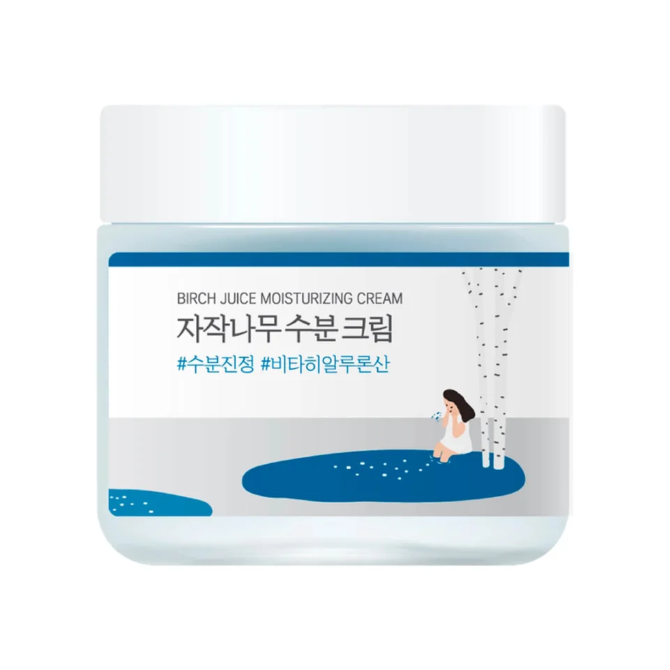 Увлажняющий крем для чувствительной кожи с берёзовым соком Birch Juice Moisturizing 80 мл Round LAB