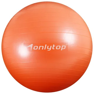 Фитбол Onlitop d=75 см 1 кг антивзрыв цвет персиковый
