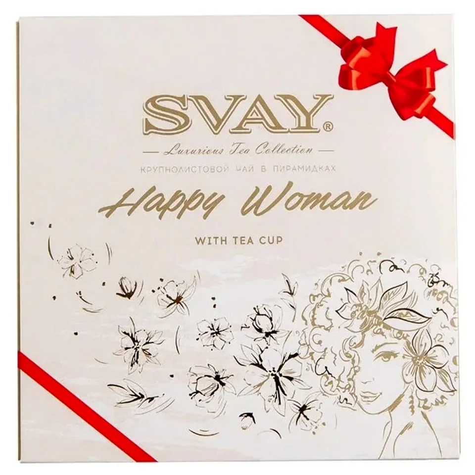 Чай Ассорти (Happy Woman), 24 пирамидки, Svay