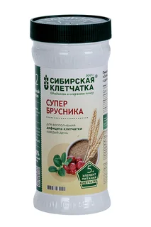 Клетчатка Сибирская Супербрусника 280 гр порошок