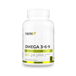 Omega 3-6-9 +селен и витамин Е Progarmony, 60 шт, капсулы