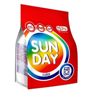 Порошок Sunday стиральный для цветного автомат 3 кг