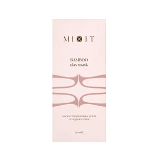 Маска Mixit c бамбуковым углем от черных точек, 50 мл