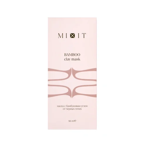 Маска Mixit c бамбуковым углем от черных точек, 50 мл