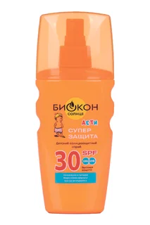 Спрей Биокон для безопасного загара дет SPF30 160 мл
