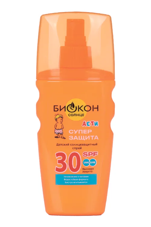 Спрей Биокон для безопасного загара дет SPF30 160 мл