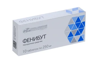 Фенибут 250 мг 10 шт таблетки