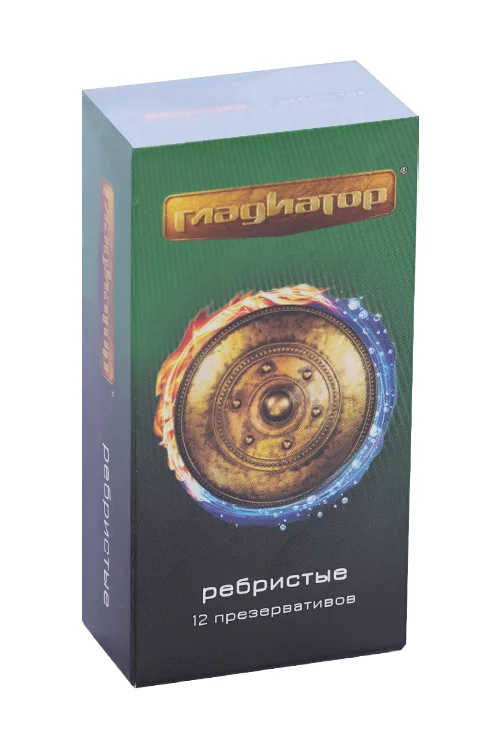 Презервативы Гладиатор ребристые 12 шт