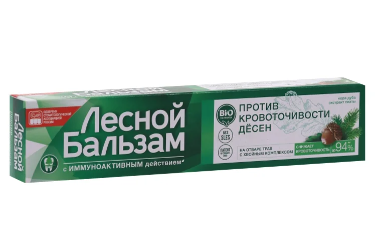 Зубная паста Лесной бальзам кора дуба / пихта, 75 мл