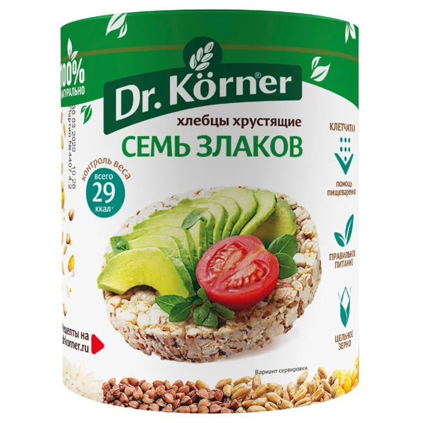 Хлебцы Dr. Korner 7 злаков, 100 г