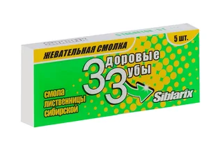 Жевательная смолка Здоровые зубы 1 гр 5 шт