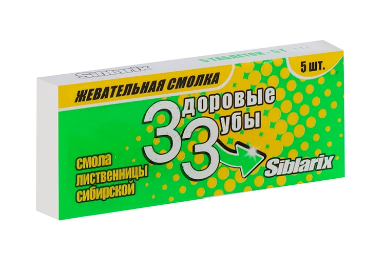 Жевательная смолка Здоровые зубы 1 гр 5 шт