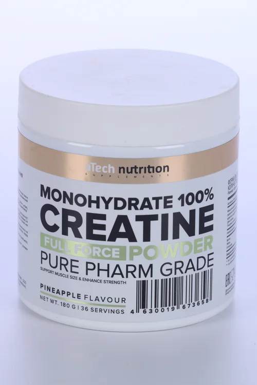 Creatine Monohydrate 100% ананас aTech, 180 г