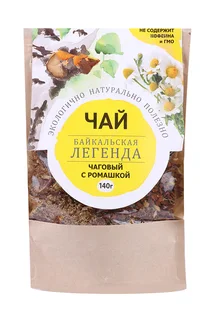 Чай чаговый с ромашкой Байкальская легенда 140 гр