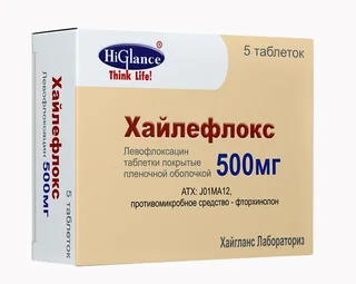 Хайлефлокс таб. п/о 500 мг 5 шт