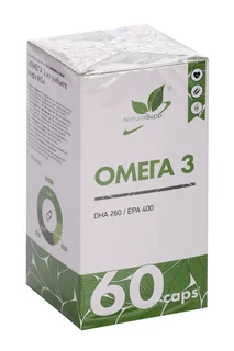 Омега 3 из рыбьего жира NS Naturalsupp, 60 шт, капсулы