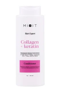 Бальзам-ополаскиватель Mixit Hair Expert Ламинир с коллаг / кератин для волос 400 мл
