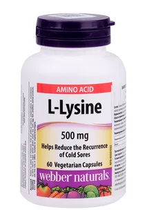 L-лизин 500 мг Webber Naturals 60 шт капсулы