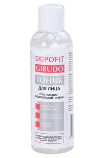 Тоник Skipofit Girudo с экстрактом медицинской пиявки для лица 150 мл
