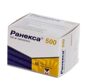 Ранекса таб. п/о 500 мг 60 шт