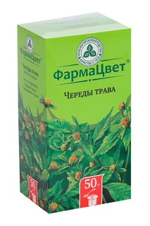 Череды трава ФармаЦвет, 50 г, сырье растительное измельченное Красногорск