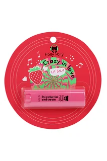 Бальзам для губ Holly Polly Crazy in love Клубника со сливками 4,9 гр