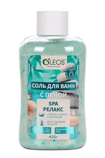 Соль для ванн Олеос SPA релакс с пеной 425 гр