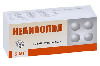 Небиволол 5 мг 60 шт таблетки