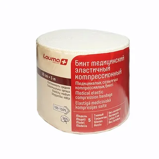 Лаума бинт мед. эластичный СР (5,0мx10 см)