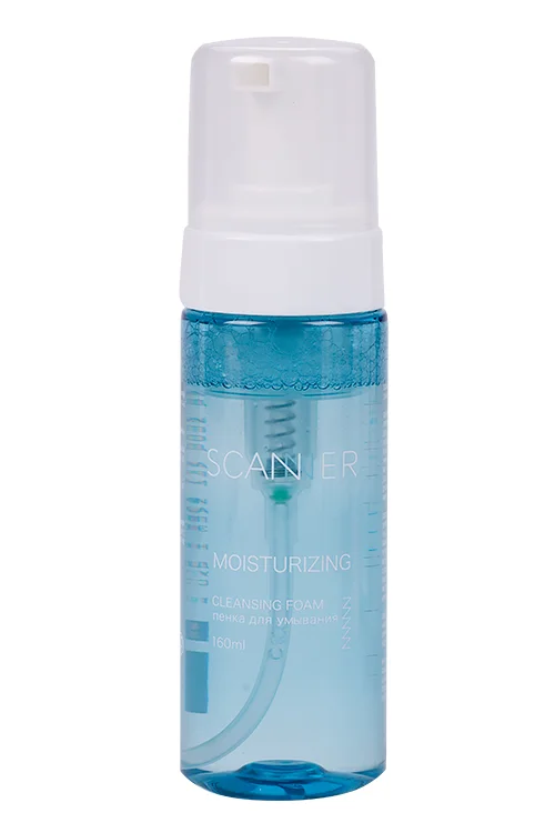 Пенка Scanner Moisturizing с гиалуроновой кислотой для умывания, 160 мл