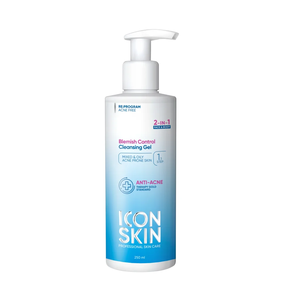 Blemish Control Очищающий гель для лица и тела, 250 мл, Icon Skin