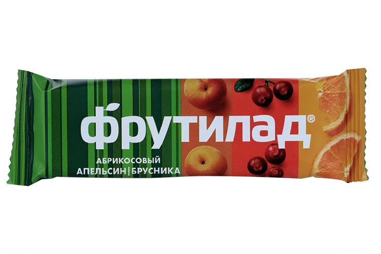 Батончик Фрутилад Фруктовая энергия апельсин / брусника 30 гр
