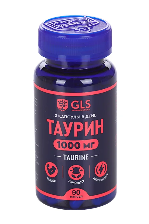 Таурин 1000 GLS Pharmaceuticals 400 мг 90 шт капсулы