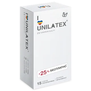 Презервативы Unilatex Multifruits 15 шт